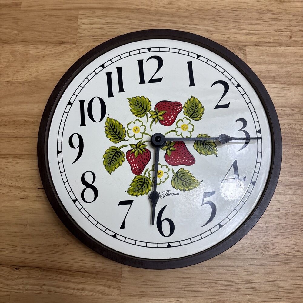 Vintage Seth Thomas Electric Wall Clock, 9.5” Face, No 9402-901 Bountiful 7/1979